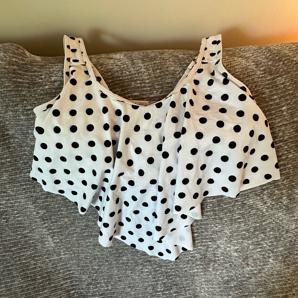 Polka Dot Bathing Suit Top